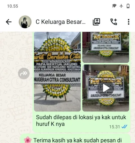 Pengiriman Papan Bunga Duka Sudimoro Purworejo