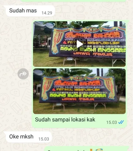 Pengiriman Papan Bunga Sudimoro Purworejo